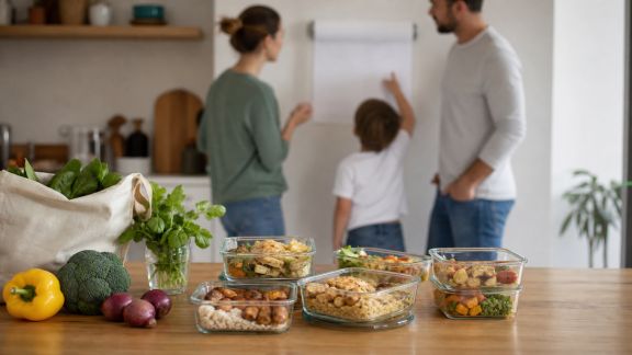 Planifier son batch cooking en fonction de l’emploi du temps familial