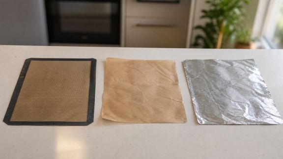 Tapis de cuisson en silicone, papier sulfurisé ou aluminium : que choisir pour vos plats au four ?