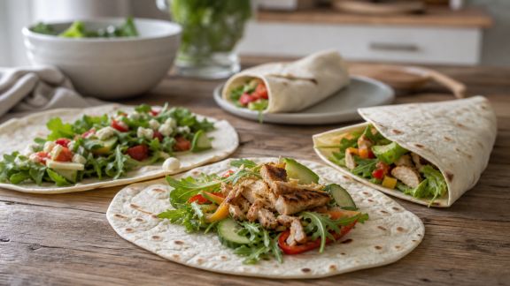Wraps et tortillas : repas faciles à personnaliser