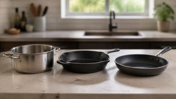 Batteries de cuisine : inox, fonte ou antiadhésif, lequel choisir ?