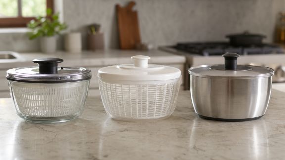 Comparatif des essoreuses à salade : rapidité, solidité et facilité d’entretien