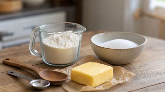 Doser le beurre, le sucre et la farine sans balance : méthodes pratiques