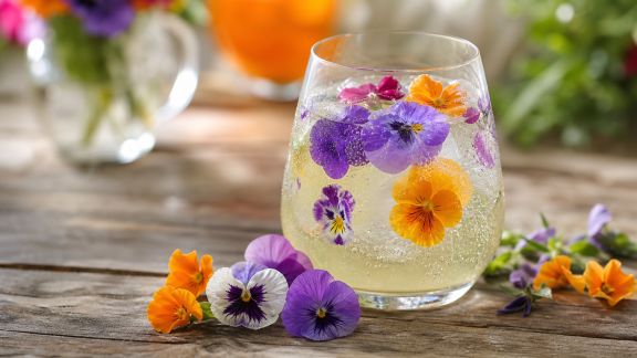Comment aromatiser vos boissons avec des fleurs comestibles
