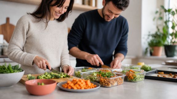 Batch cooking en duo : optimiser l’organisation à deux