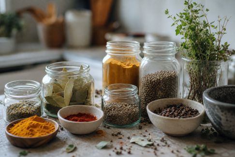 Comment gérer les épices et aromates dans le batch cooking