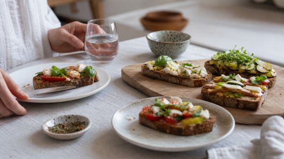 Tartines et bruschettas express pour un dîner léger