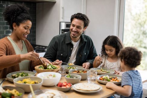 Mener une transition douce vers le végétarisme en famille