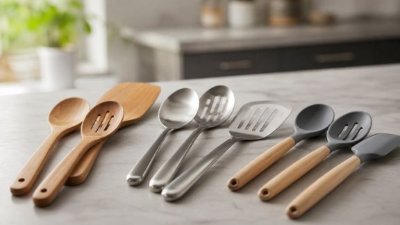Spatules et cuillères en bois, inox ou silicone : que privilégier pour les préparations ?
