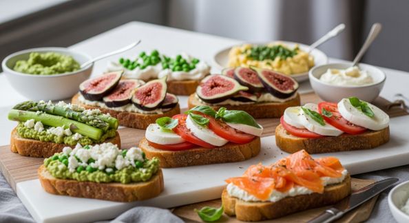 Tartinez malin : idées de toasts saisonniers pour l’apéritif ou le brunch