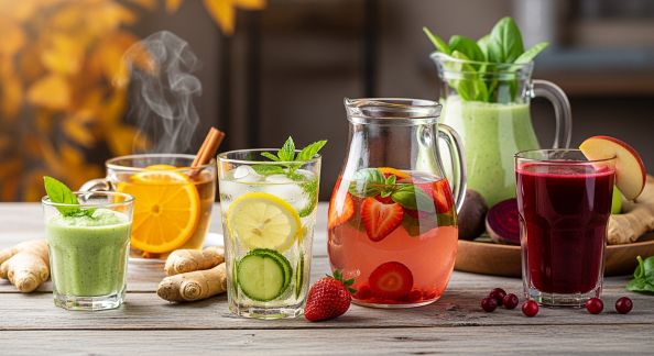 Boissons detox faciles à préparer au fil des saisons
