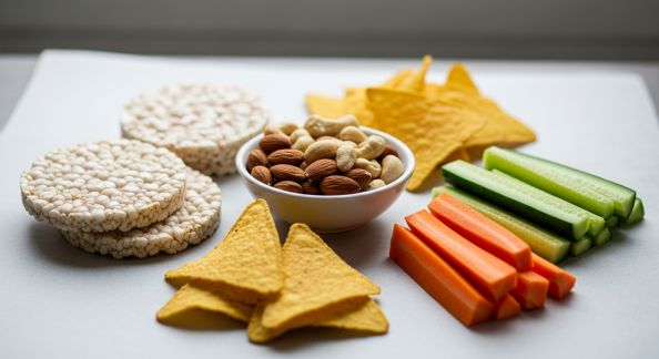 Bien choisir ses snacks salés sans gluten : astuces pour les courses et la maison